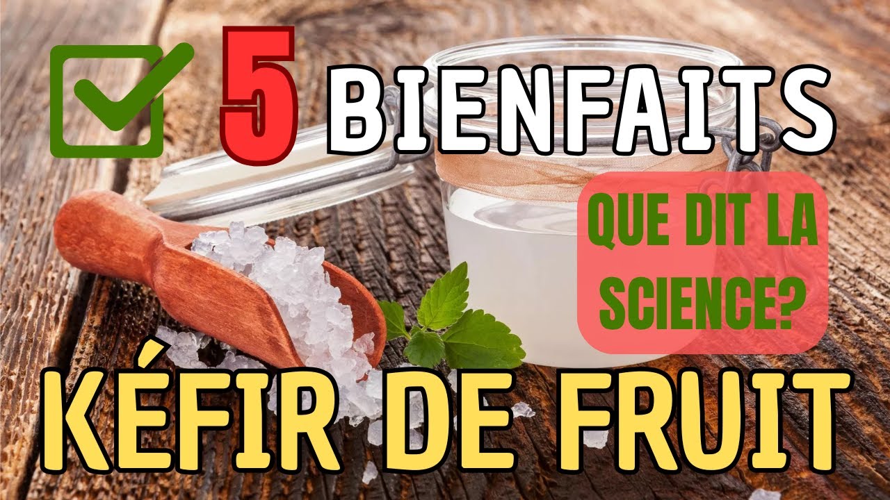Kéfir de Fruits : 5 Bienfaits Validés par la SCIENCE | Probiotiques & Santé Intestinale #nutrition